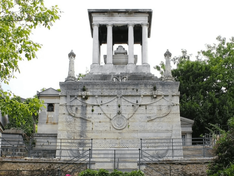 The Demidoff Mausoleum in Père Lachaise Cemetery