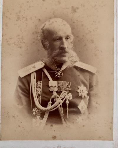 Colonel Nikolai Petrovich, 1st Prince Lopukhin-Demidov (1836-1910).  Photo the property of the author.