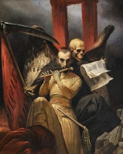 Horace Vernet, 'Socialism and Cholera'