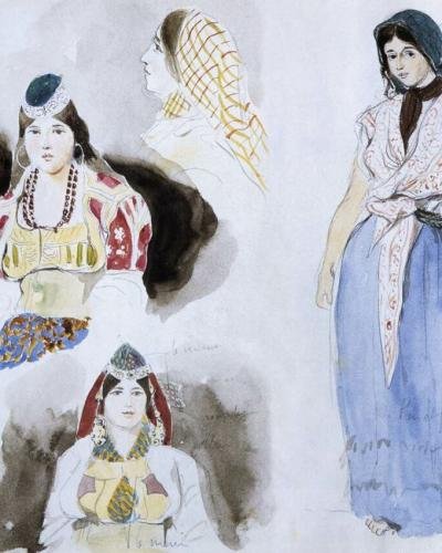 Delacroix Watercolours, 1832