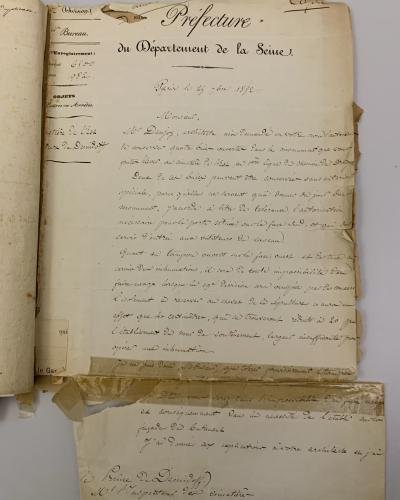 Letter from Anatole Demidoff to Jean-Charles Danjoy (1806-1862)